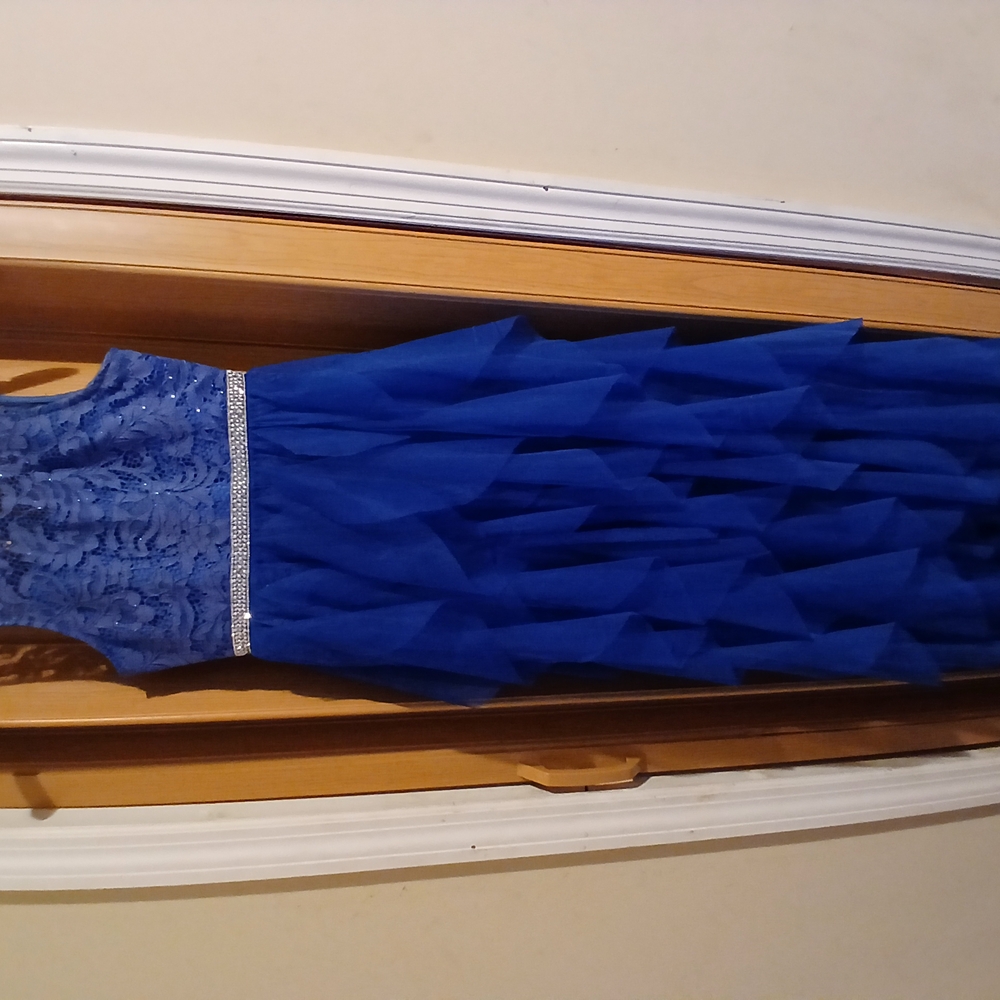 Elegant Blue Evening Gown